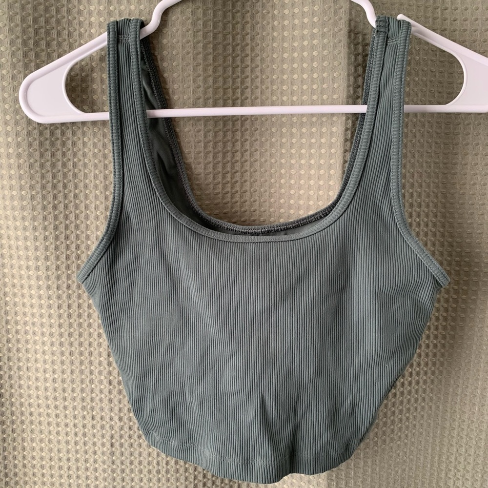 Ribbed Aerie Offline Tank top with Bra Shelf